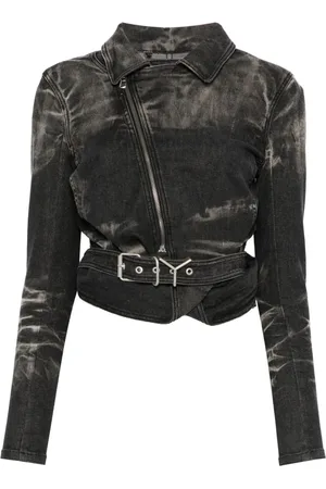 Y / PROJECT Chaqueta vaquera con diseño cruzado