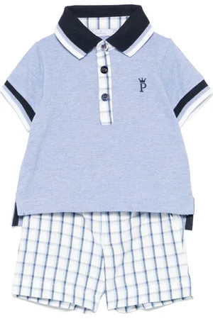 PATACHOU Set con bermudas y cuadros