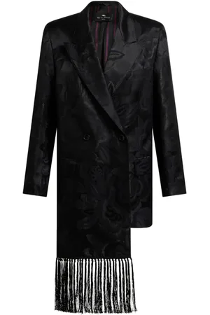 Etro Blazer en jacquard con flecos