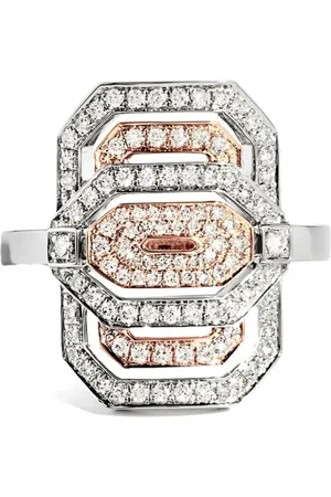 Statement Anillo My Way en oro rosa de 18 ct con diamantes