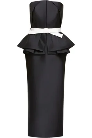 DICE KAYEK Vestido midi con detalle de lazo
