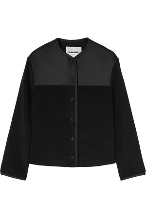 Jil Sander Chaqueta de vellón a paneles