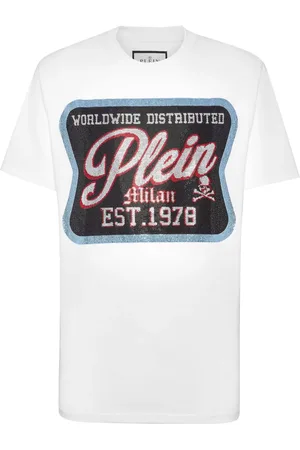 Philipp Plein Camiseta con parche del logo
