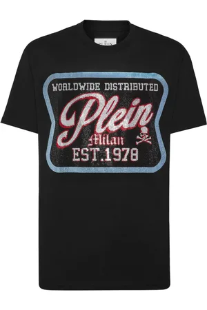 Philipp Plein Camiseta con parche del logo