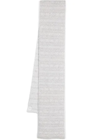ELEVENTY Pashmina de punto fair isle