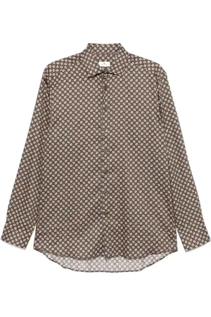 Etro Camisa con estampado de cachemira