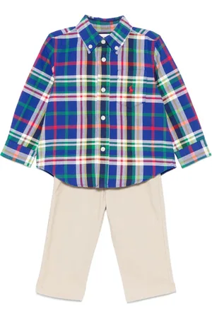 Ralph Lauren Pantalones chinos oxford a cuadros