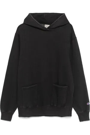 Champion Sudadera con capucha y bolsillos de parche