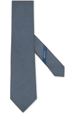 Ermenegildo Zegna Corbata con diseño geométrico en jacquard