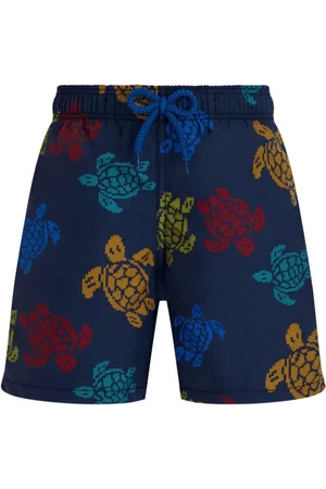 Vilebrequin Bañador Ronde des Tortues Tricot de x Falke