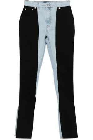 MUGLER Vaqueros skinny de dos tonos