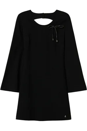 Twin-Set Vestido corto con broche de strass