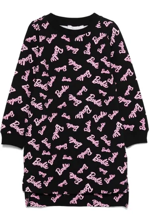 MONNALISA Vestido con logo estampado de x Barbie