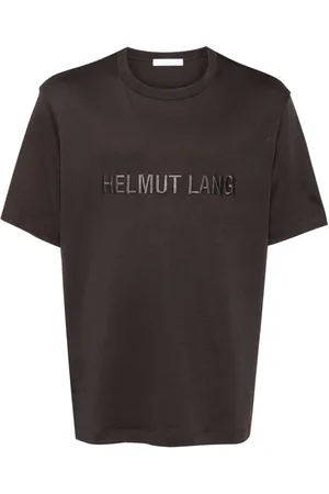 Helmut Lang Camiseta con logo bordado