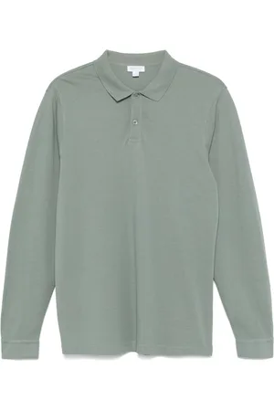 Sunspel Polo de manga larga