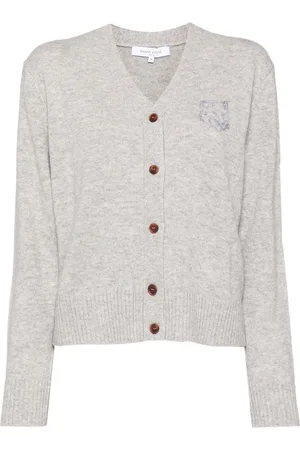 Maison Kitsuné Cárdigan con bordado Bold Fox Head