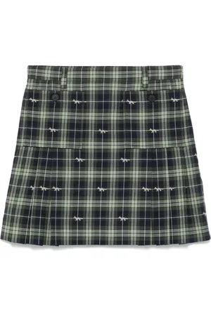 Maison Kitsuné Minifalda plisada con detalle de bolsillo