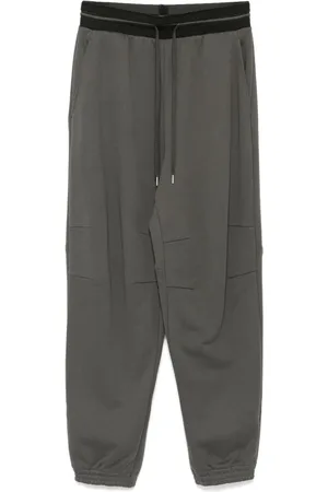 Helmut Lang Pantalones de chándal con corte redondeado