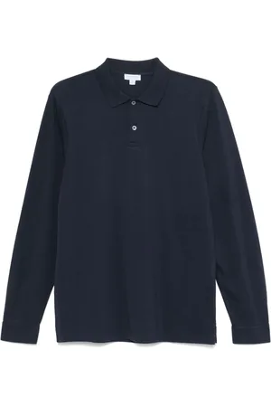 Sunspel Polo de manga larga
