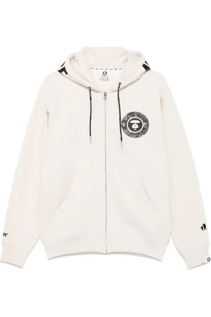 A Bathing Ape Chaqueta con logo Moonface y capucha