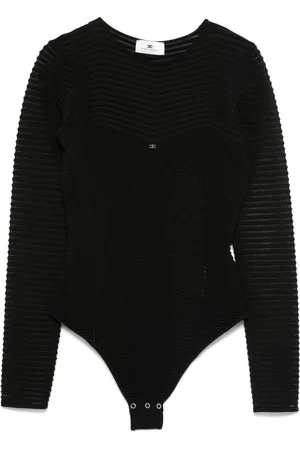 Elisabetta Franchi Body con motivo de espiga