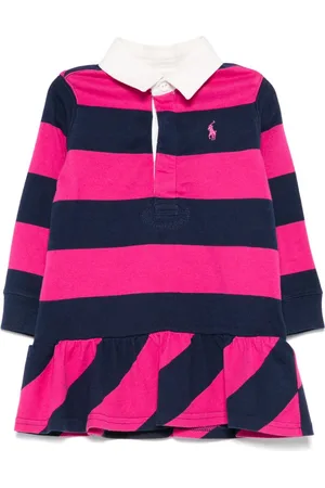 Ralph Lauren Vestido estilo polo a rayas