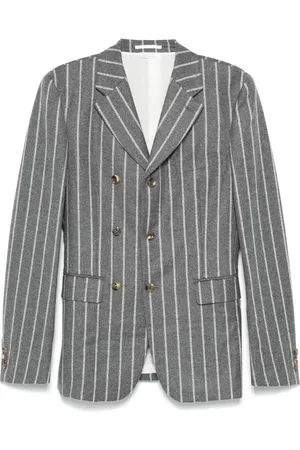 Comme des Garçons Blazer a rayas diplomáticas