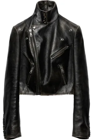 Prada Chaqueta biker con cremallera