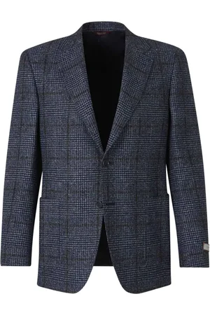 CANALI Blazer de lana a cuadros