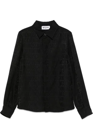 Moschino Camisa con logo en jacquard
