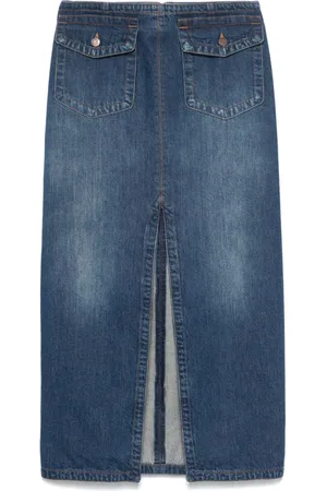 Chloé Falda midi vaquera