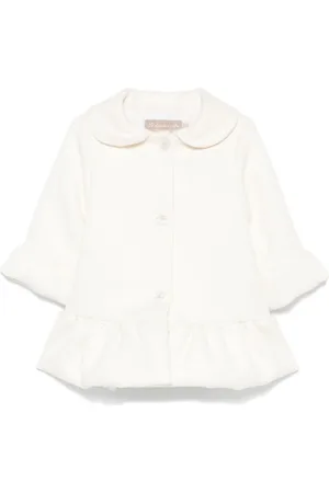 LA STUPENDERIA Abrigo con dobladillo peplum