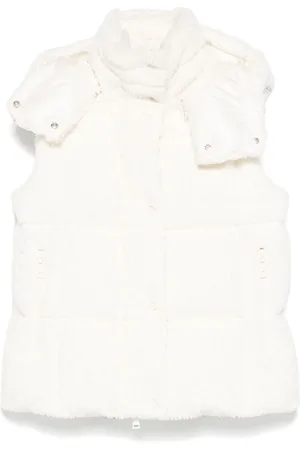 Moncler Chaleco con cierre oculto