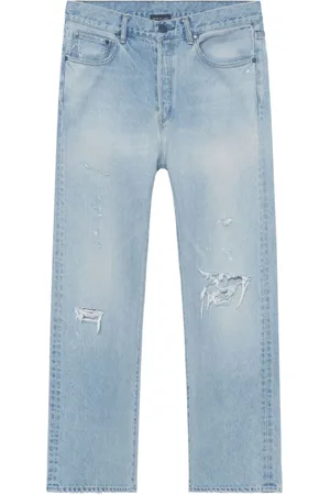 JOHN ELLIOTT Vaqueros rectos con diseño rasgado