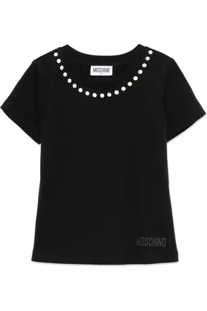 Moschino Camiseta con logo bordado