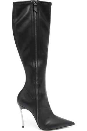 Casadei Botas altas con tacón de 105 mm