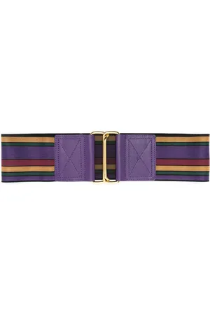 Saint Laurent Cinturón a rayas 1970
