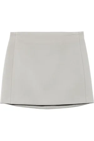 WARDROBE.NYC Falda corta lisa