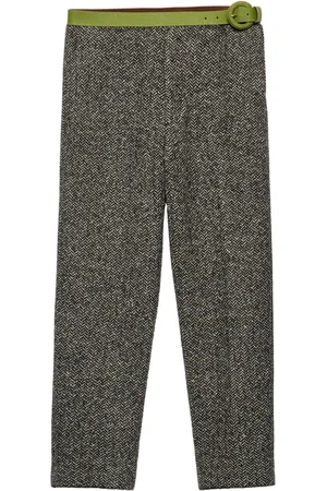 Prada Pantalones slim con cinturón