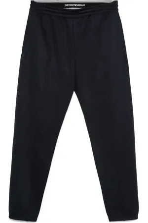 Emporio Armani Pantalones con tejido de sarga