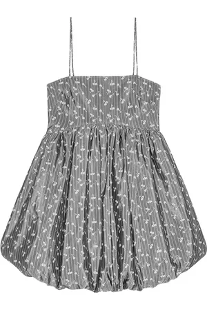 Ganni Vestido corto en jacquard