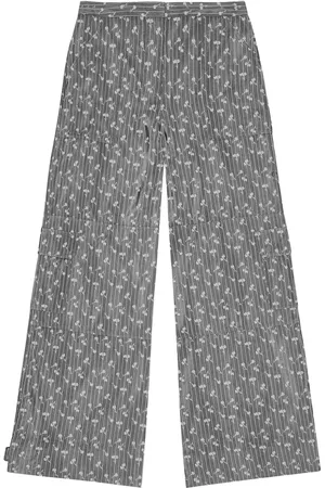 Ganni Pantalones con motivo en jacquard