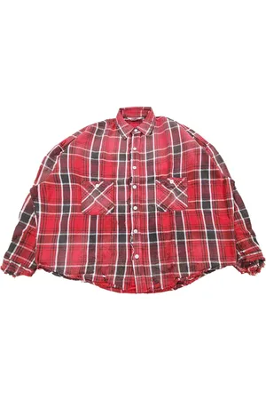 SAINT MXXXXXX Camisa con diseño a cuadros
