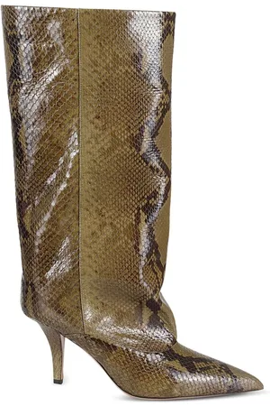 PARIS TEXAS Botas con efecto de piel de serpiente