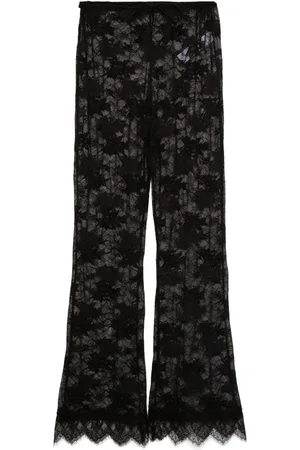 Oseree Pantalones de encaje