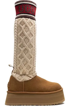 UGG Botas Classic Sweater Letter "Chestnut"