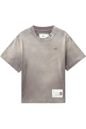 Maison Mihara Yasuhiro Camiseta con logo bordado