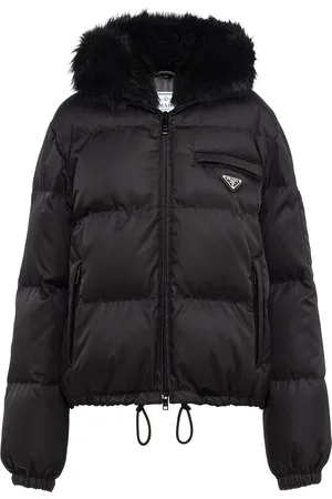 Prada Plumífero Re-Nylon tipo gabardina