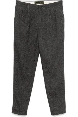 Incotex Pantalones con motivo de espiga