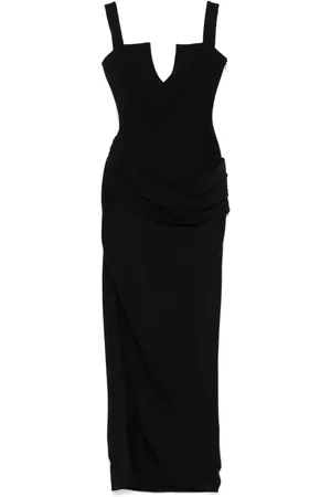 Givenchy Vestido largo drapeado